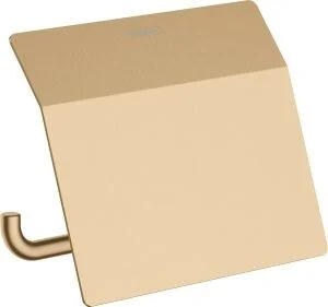 Hansgrohe Addstoris Q Roll Holder With Cover Brushed Bronze
