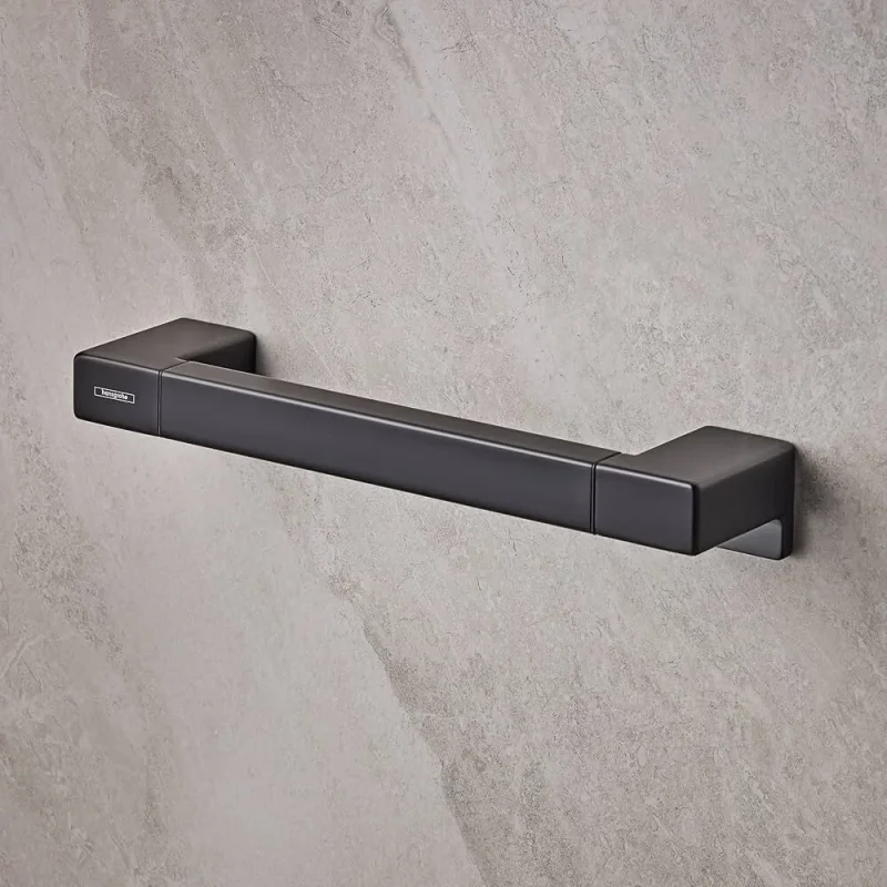 Hansgrohe Addstoris Q Grab Bar Matt Black product image - Image 1