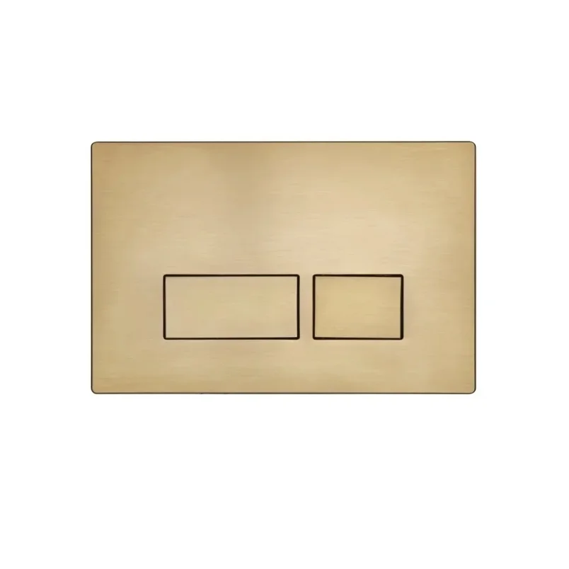 Roper Rhodes Square Flush Plate - Brushed Brass product image - Image 1