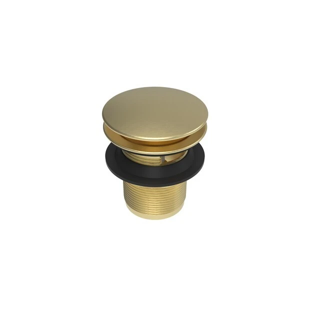 Roper Rhodes 70mm Slotted Click Waste Brushed Brass