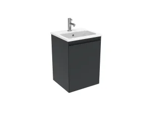 Saneux Uni 40cm 1 Door Wall Mounted Unit - Matte Anthracite