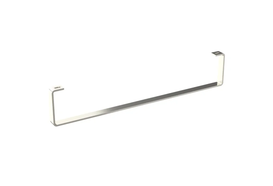 Saneux Matteo Slim 50cm Towel Rail (for 39001) - Brushed Nickel product image - Image 1