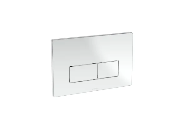 Saneux Flushe 2.0 Square Flush Plate Only - Chrome