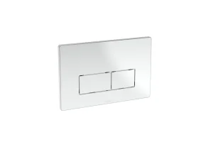 Saneux Flushe 2.0 Square Flush Plate Only - Chrome