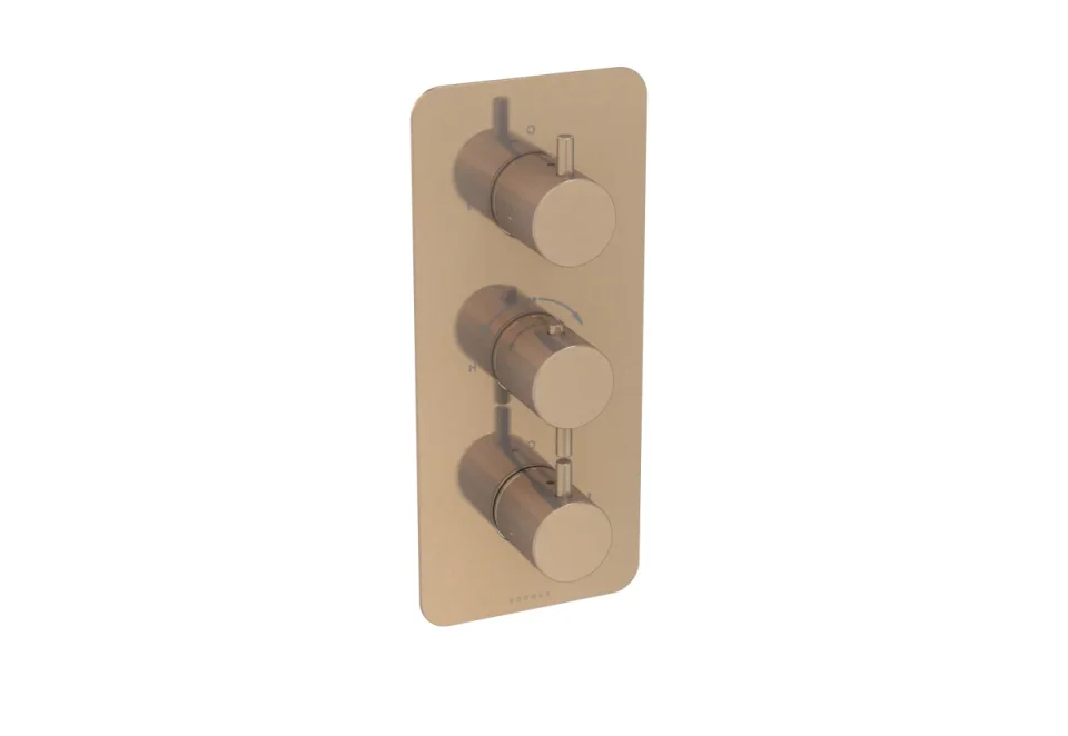 Saneux Cos Thermostatic Handle - Classic - Brushed Bronze product image - Image 1