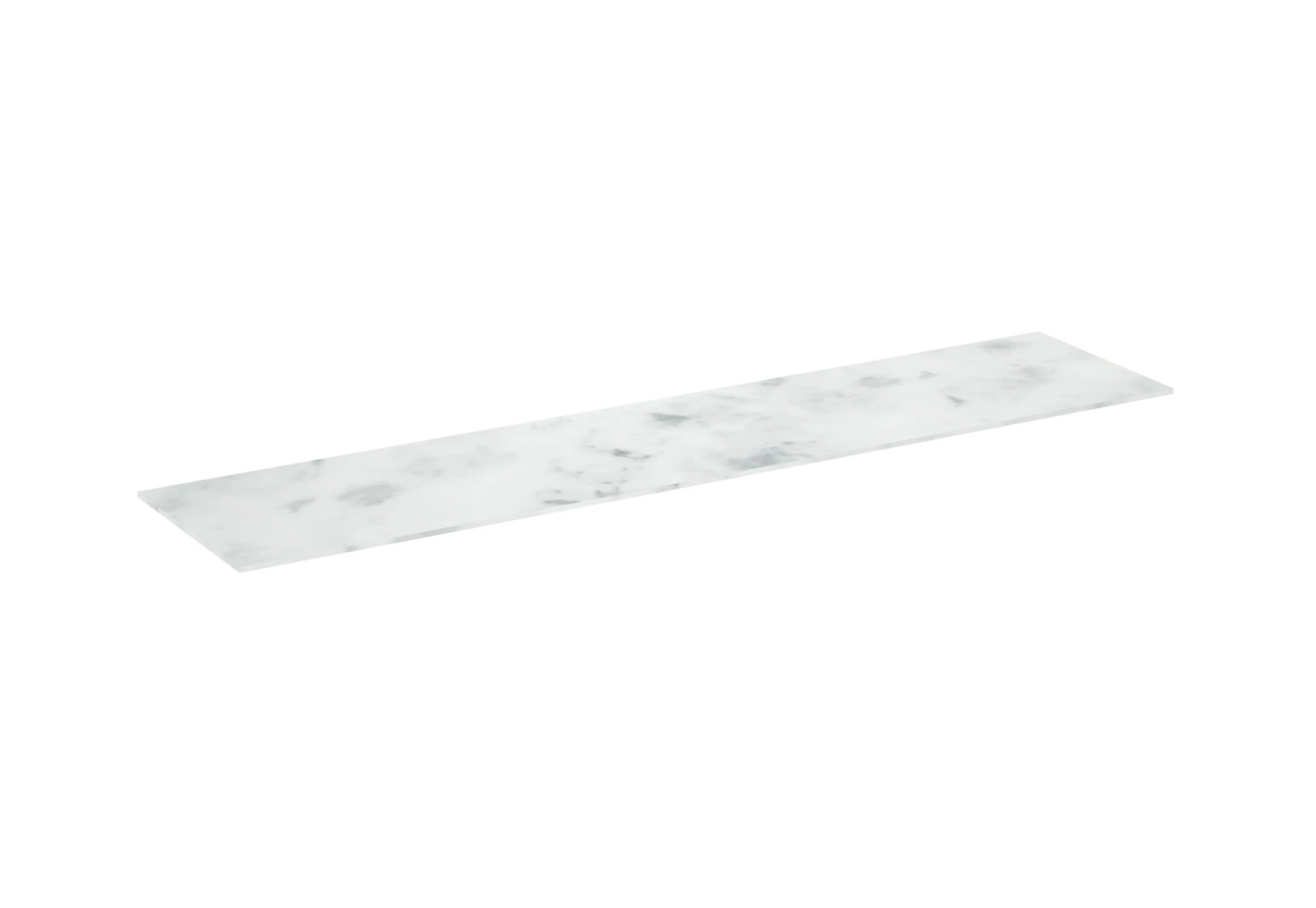 Saneux Uni 200cm Countertop - Matte Carrara White - 12mm