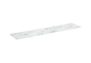 Saneux Uni 200cm Countertop - Matte Carrara White - 12mm