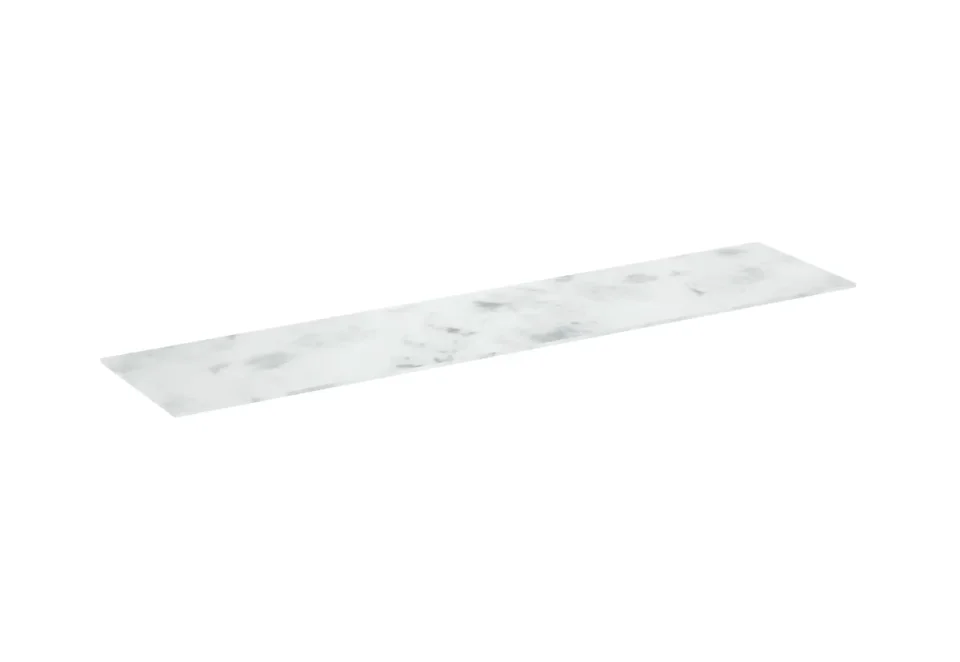 Saneux Uni 200cm Countertop - Matte Carrara White - 12mm product image - Image 1
