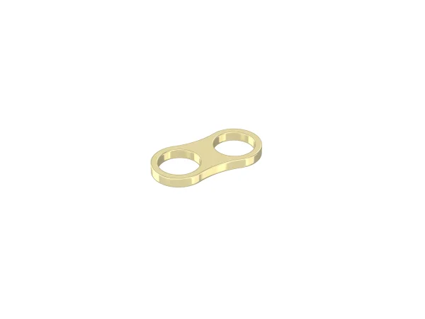 Saneux Hose Retaining Ring - Brushed Brass