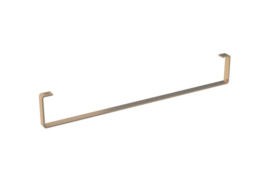 Saneux Matteo Slim 60cm Towel Rail (for 39002) - Brushed Bronze product image - Image 1