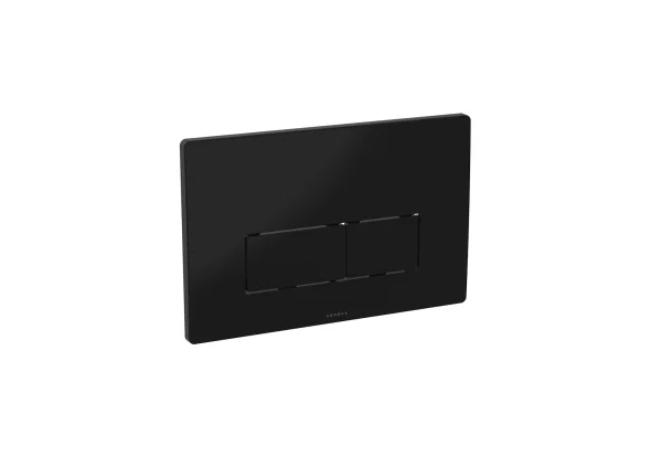 Saneux Flushe 2.0 Square Flush Plate Kit - Satin Black
