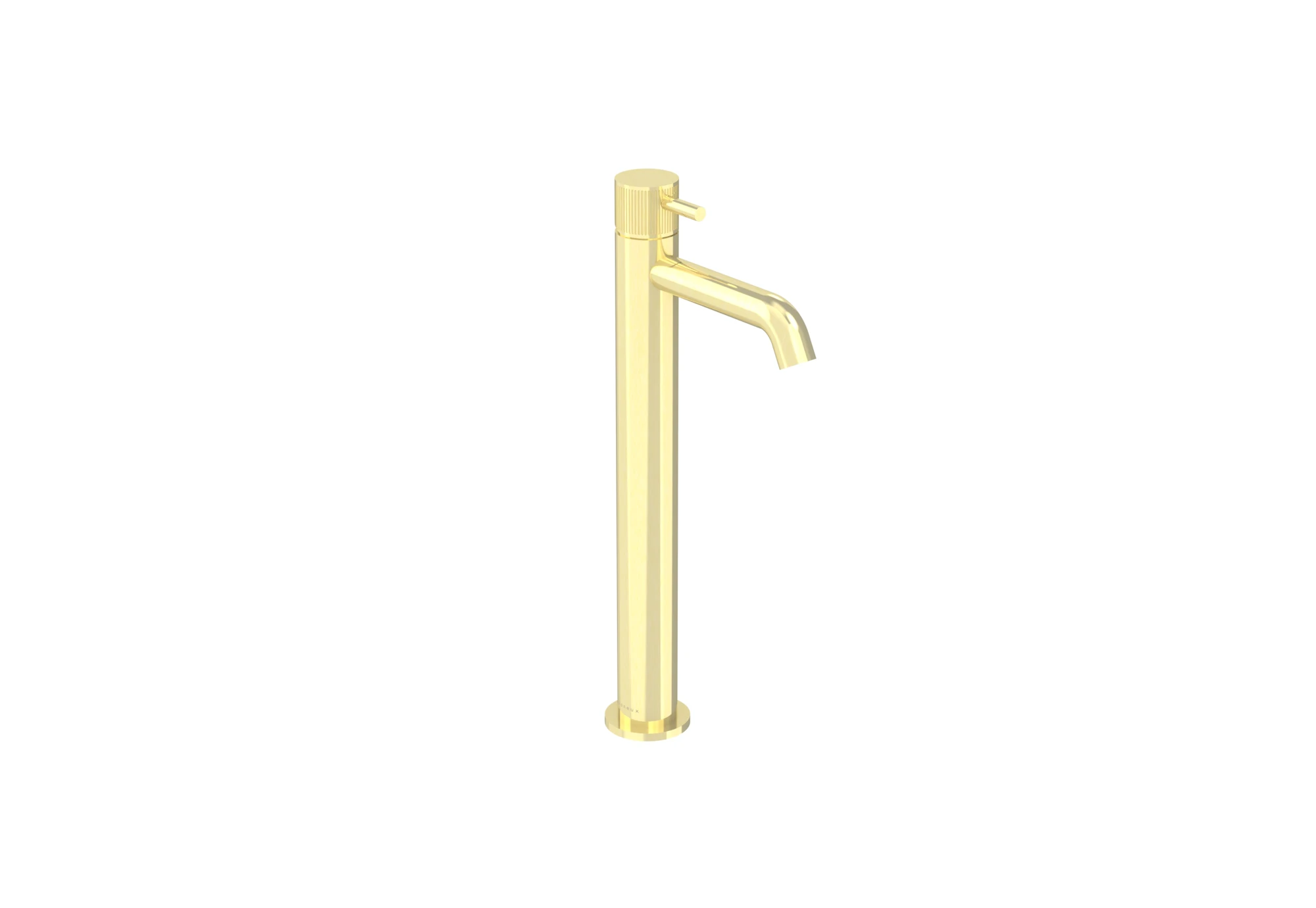 Saneux Cos Tall Basin Mixer Body - Brushed Brass
