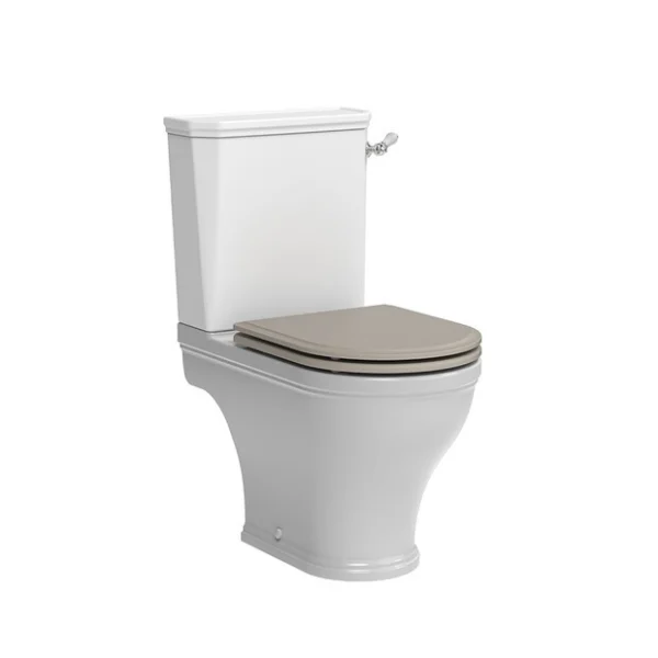 Roper Rhodes Parchment D Shape Wooden Toilet Seat