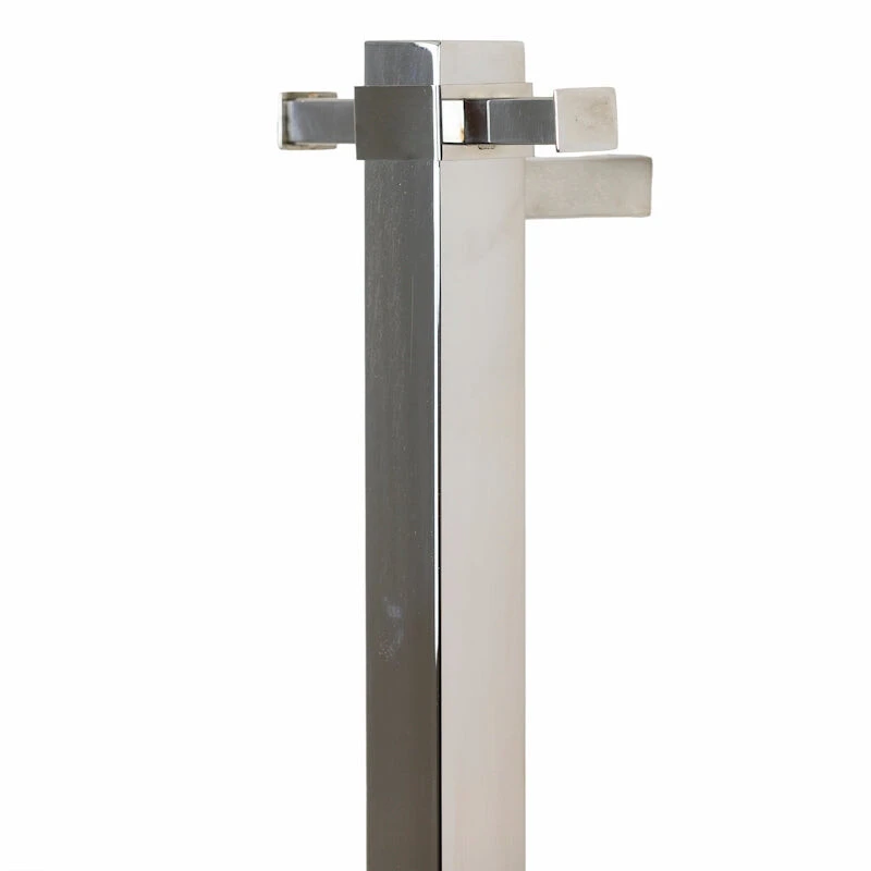 Thermosphere 12v Vertical Heated Towel Bar Pill Shape 900mm Brushed Stainless
