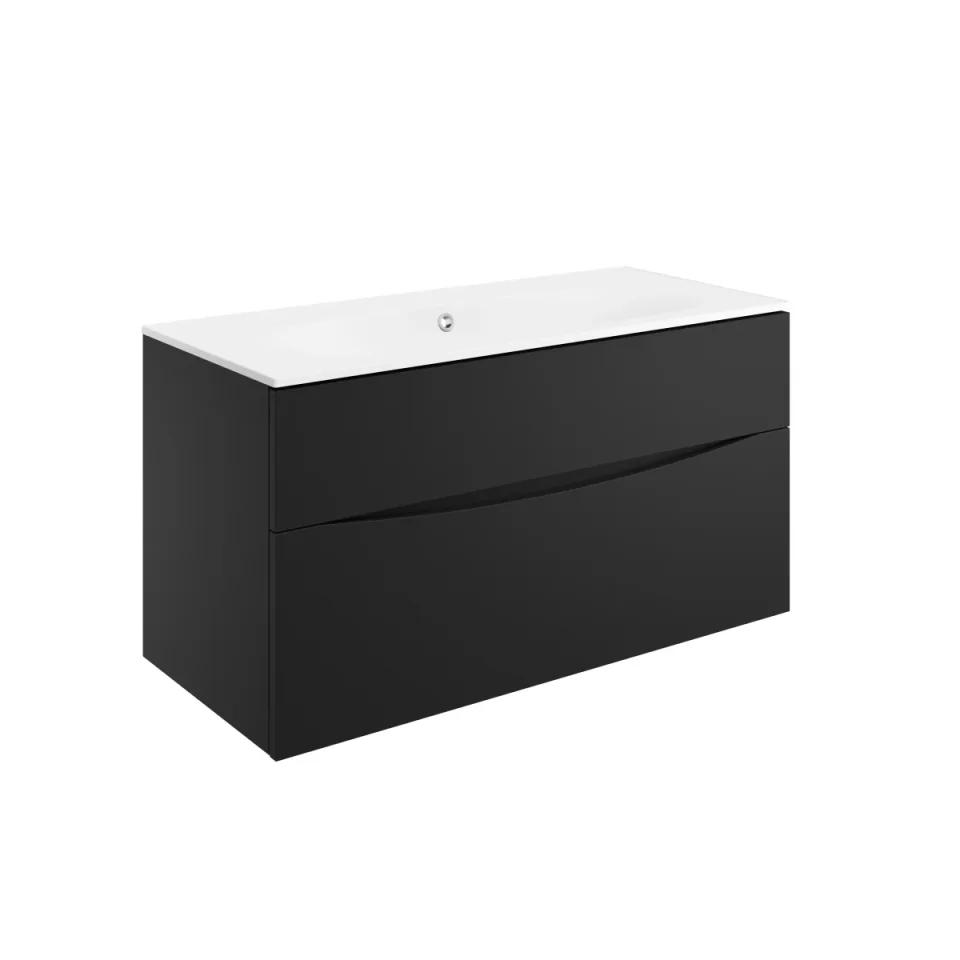 Crosswater Furniture Basin 1000 No Tap Hole Matt White product image - Image 1