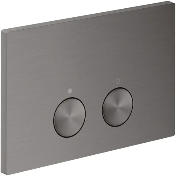 Axor Flushplate Flush Plate For Geberit Sigma Brushed Black Chrome detail view - Image 2
