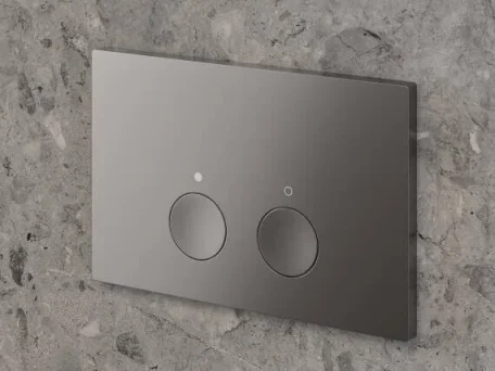 Axor Flushplate Flush Plate For Geberit Sigma Brushed Black Chrome product image - Image 1