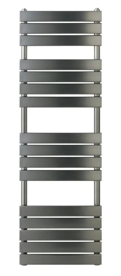 Just Taps Hix Radiator Brushed Black 1600 X 500 detail view - Image 2