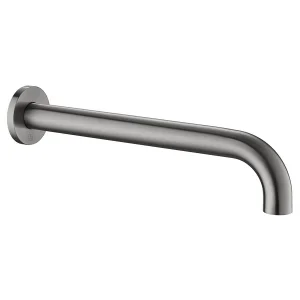 Just Taps Single Headshower Brushed Black