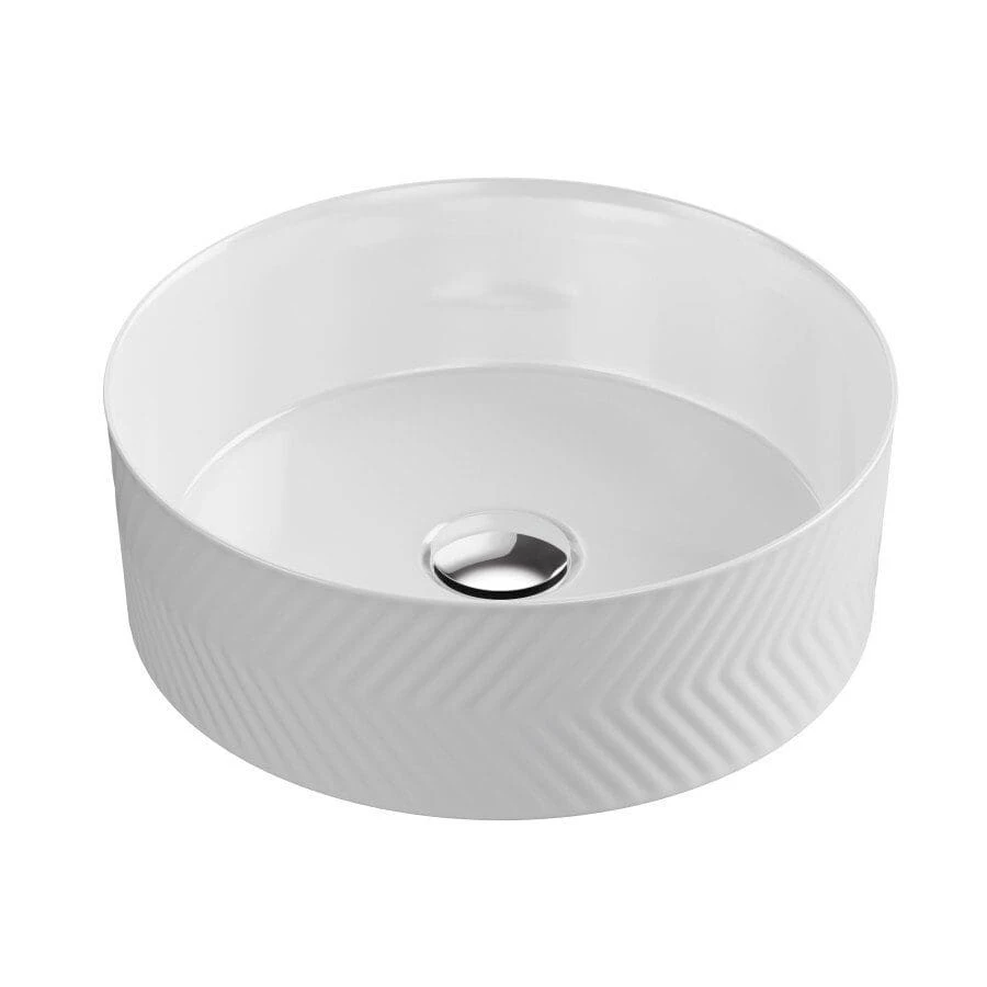HIB striped Eden Round Countertop Washbasin