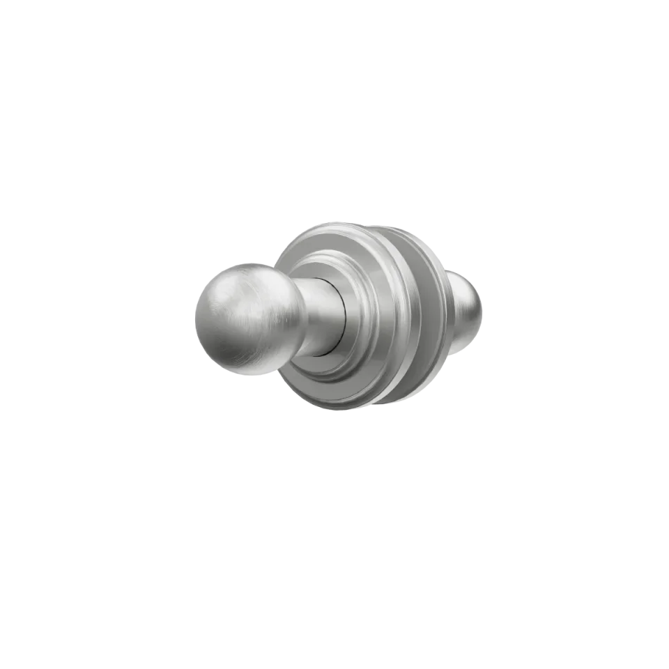 Burlington Classique 1850 Bath Screen Handle Brushed Nickel product image - Image 1