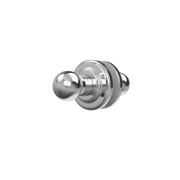 Burlington Classique 1850 Bath Screen Handle Chrome