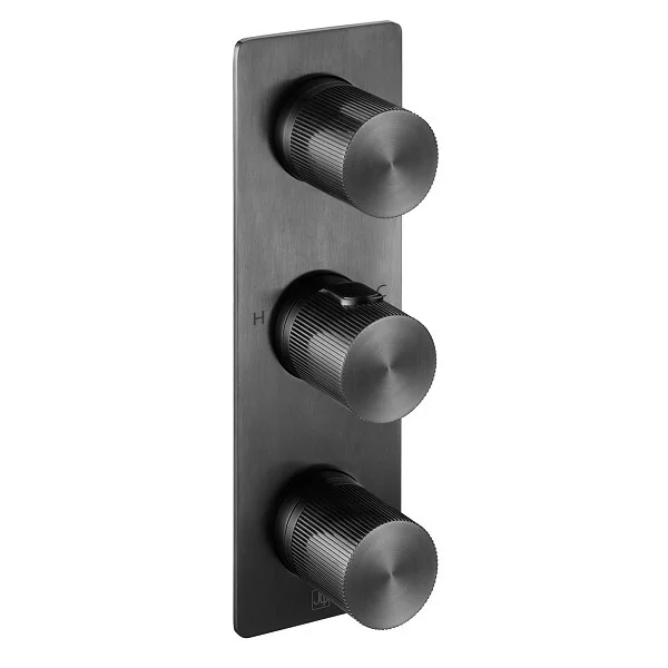 Just Taps Evo Thermostatic Concealed 3 Outlet Shower Valve