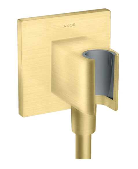 Axor Showersolutions Wall Outlet 130 X 110 X 87mm Brass - Brushed