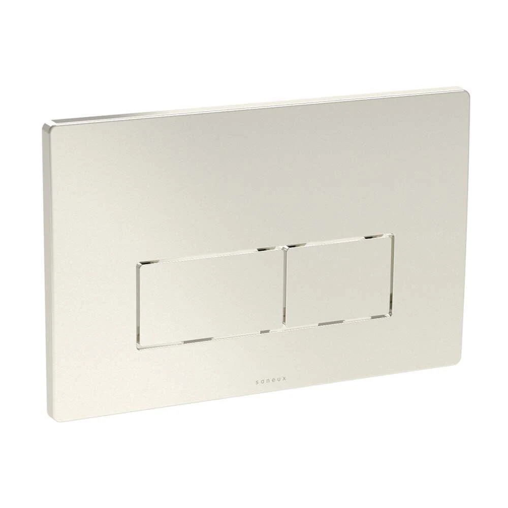 Saneux Flushe 2.0 Square Flush Plate Only - Brushed Nickel