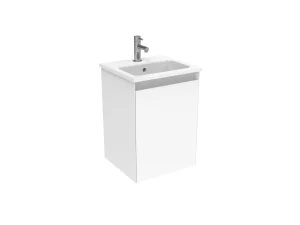 Saneux Uni 40cm 1 Door Wall Mounted Unit - Matte White