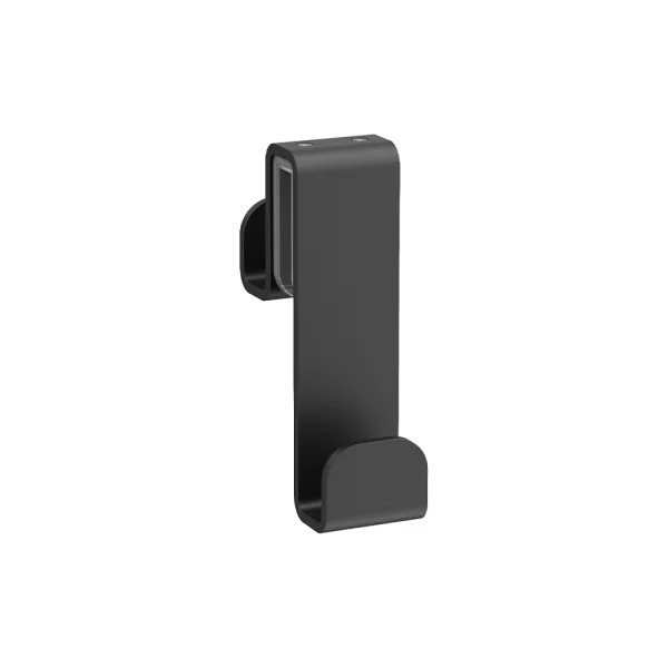 Crosswater Fold Single Hook Over Glass 8mm or 10mm Matt Black