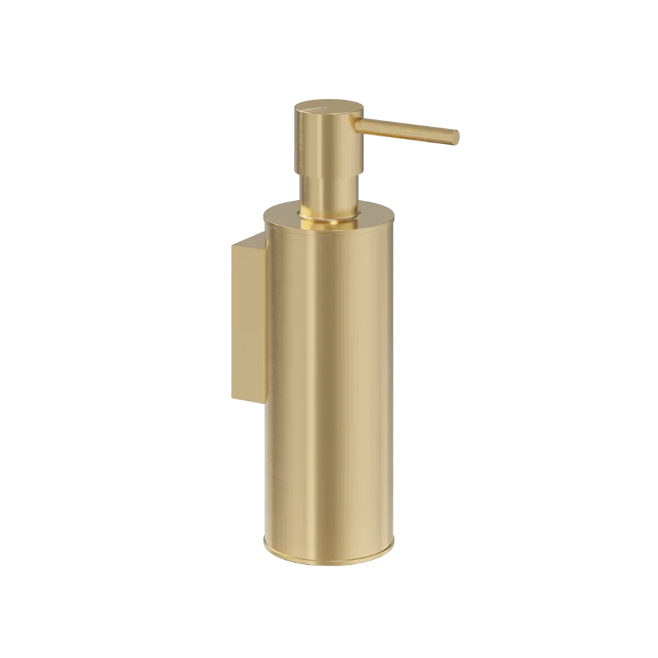 Crosswater MPRO Wall Soap Dispenser Brushed Brass product image - Image 1