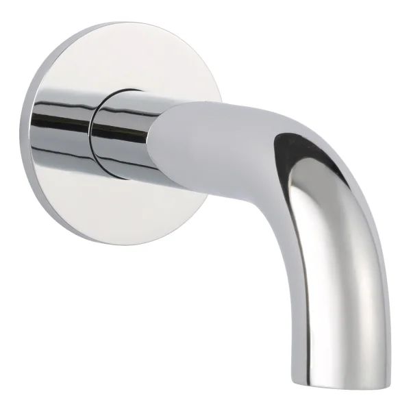 Just Taps Florence Basin Spout With Wall Flange 195mm Chrome