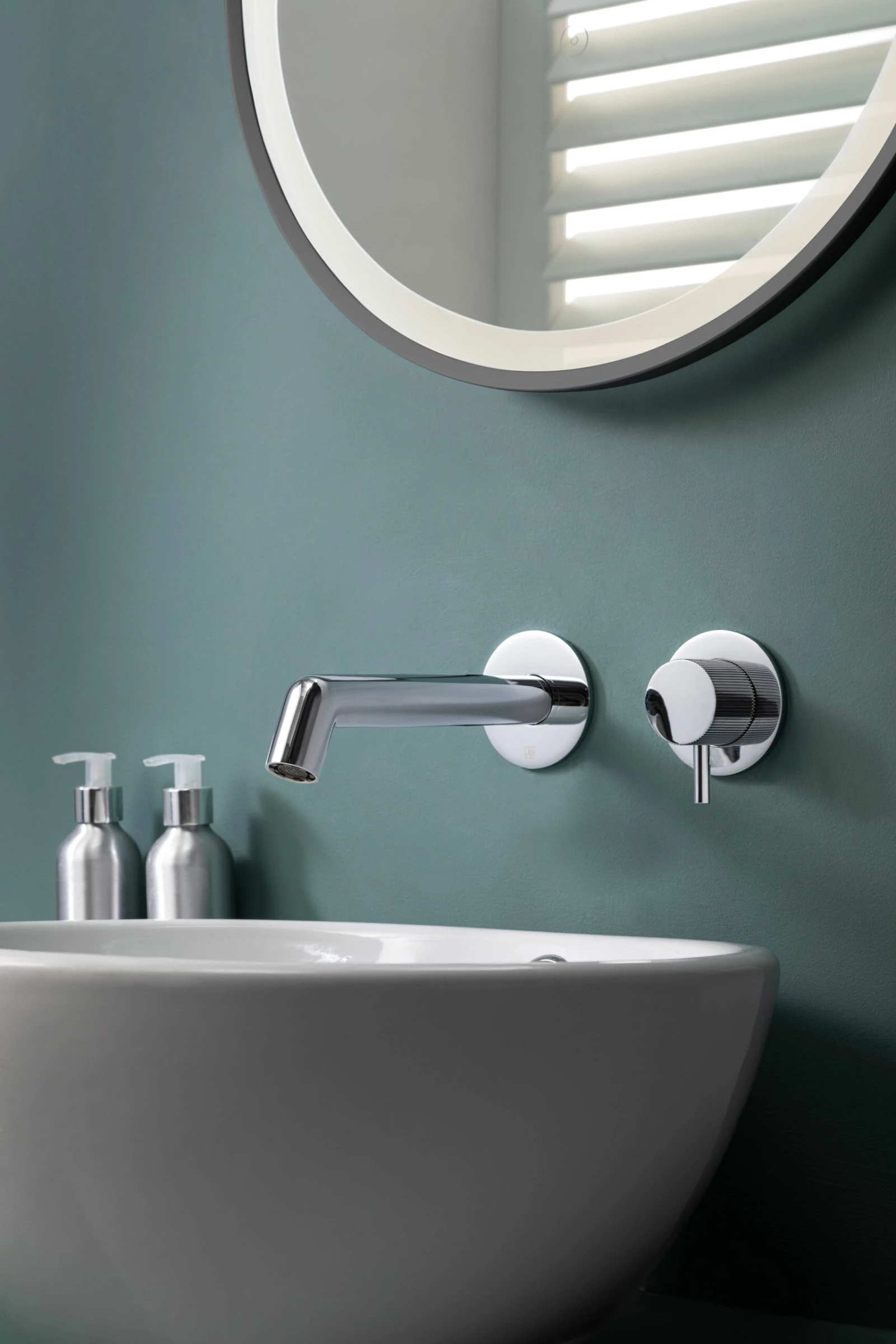 Just Taps Evo Wall Mounted Basin Mixer