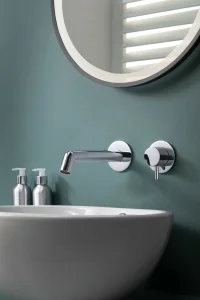 Just Taps Evo Wall Mounted Basin Mixer