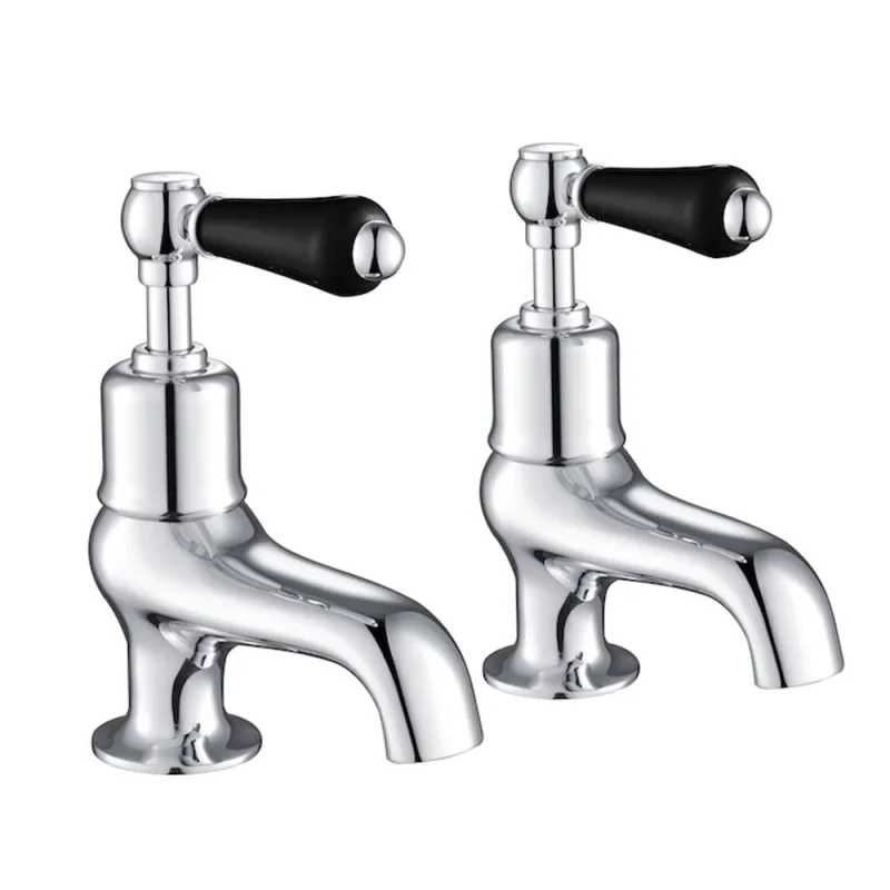 Just Taps Grosvenor Lever Bath Taps Matt Black product image - Image 1
