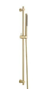Just Taps Vos Slide Rail Kit Without Bottom Outlet Brushed Brass