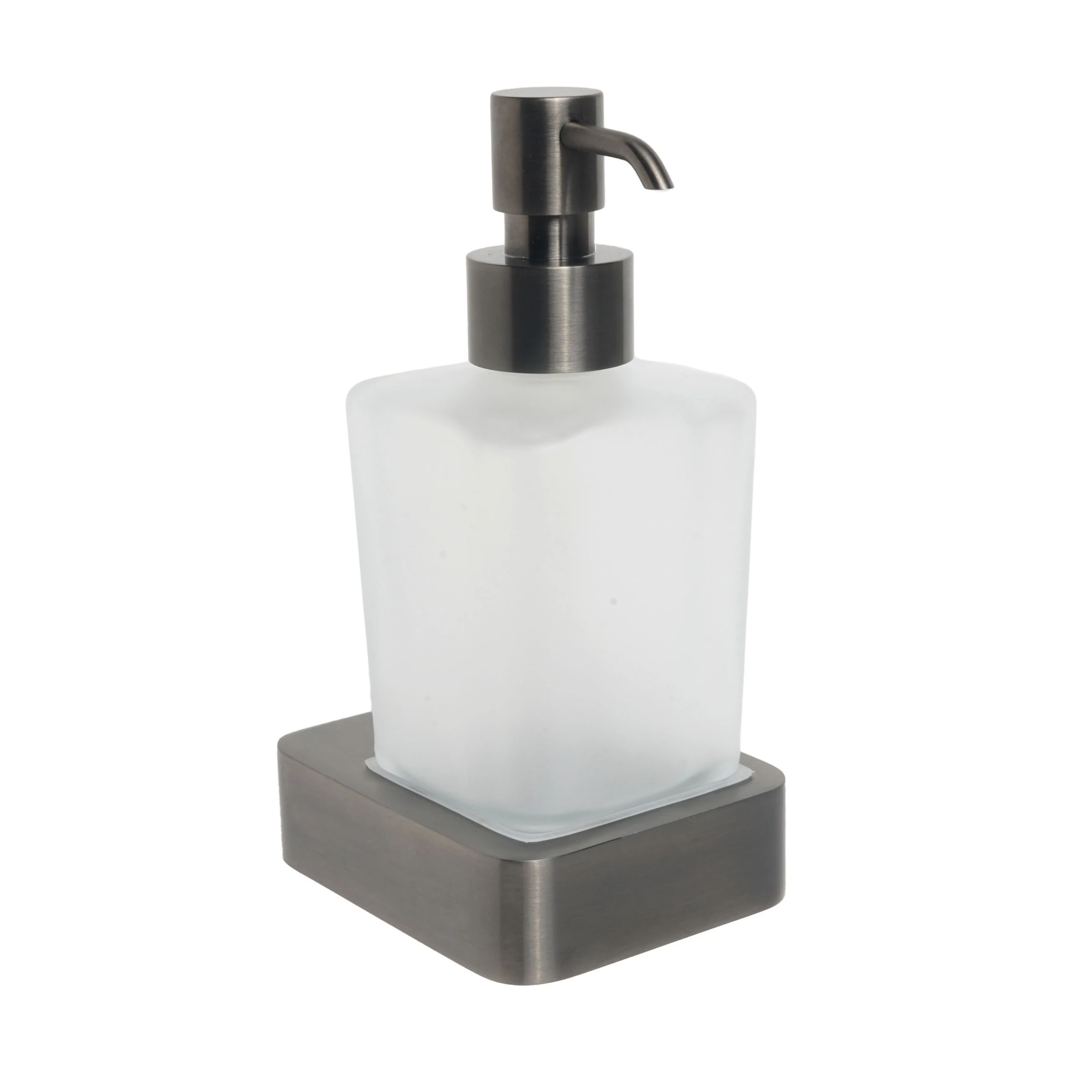 Just Taps Hix Soap Dispenser & Holder Brushed Black