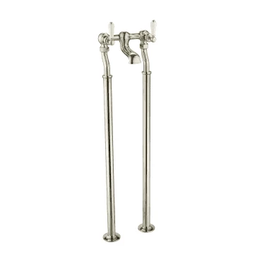 Just Taps Grosvenor Lever Deck Mounted Bath Filler Nickel