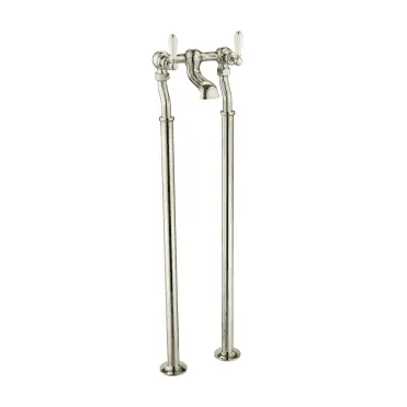 Just Taps Grosvenor Lever Deck Mounted Bath Filler Nickel