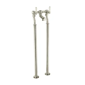 Just Taps Grosvenor Lever Deck Mounted Bath Filler Nickel