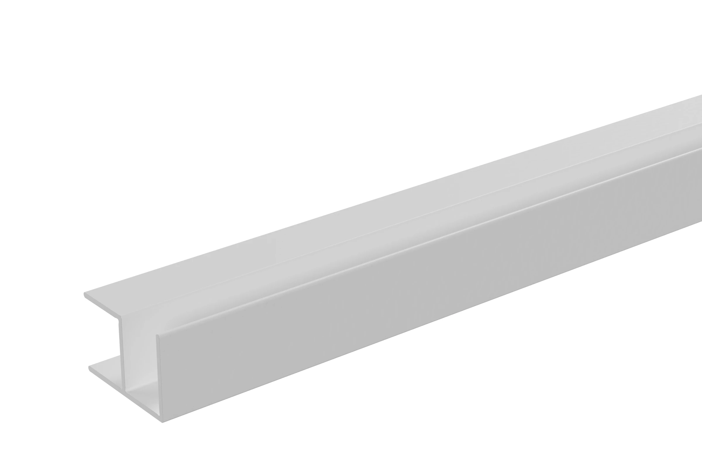 Burlington Aluminium Extrusion External Corner 11mm 2450mm White