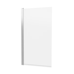 Britton Hoxton 6 Hinged Bath Screen 800 Chrome