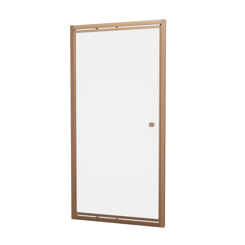 Crosswater 6mm Infold Door 800 Brushed Bronze detail view - Image 2