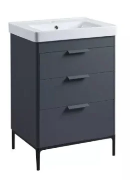 Roper Rhodes Fairmont 600mm Freestanding Unit - Matt Carbon product image - Image 1