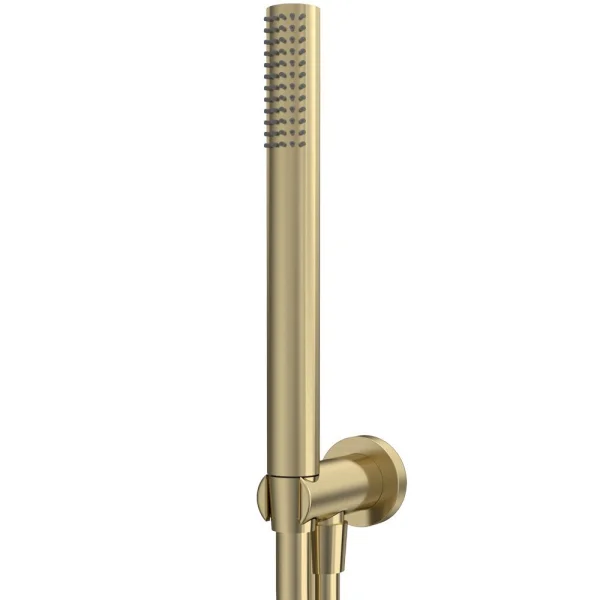 Roper Rhodes Round Wall Outlet With Shower Handset - Brass