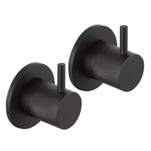 Just Taps Vos Wall Vaves Matt Black