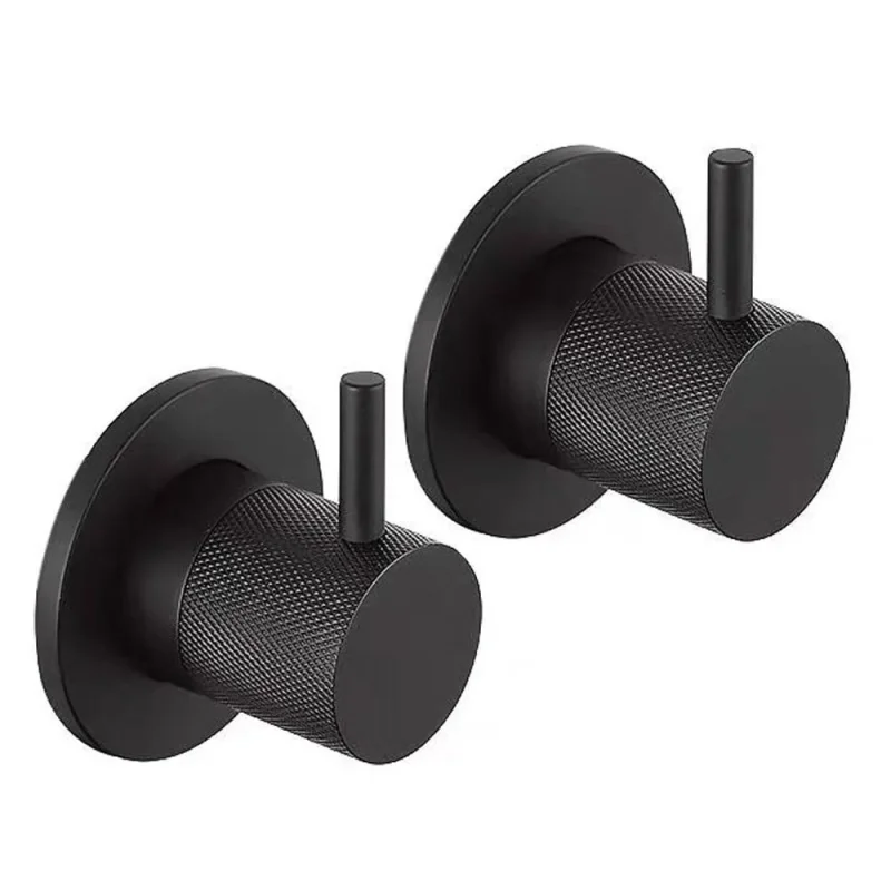 Just Taps Vos Wall Vaves Matt Black product image - Image 1