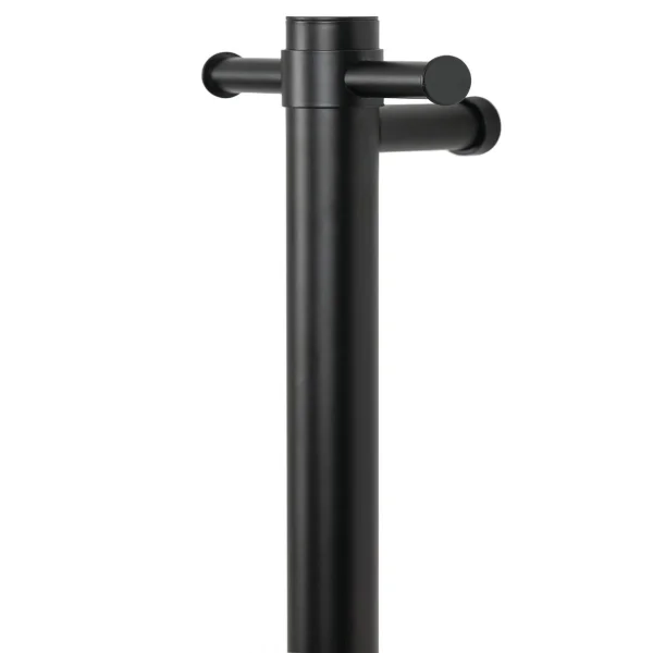 Thermosphere 230v Vertical Heated Towel Bar Round 900mm Matt Black