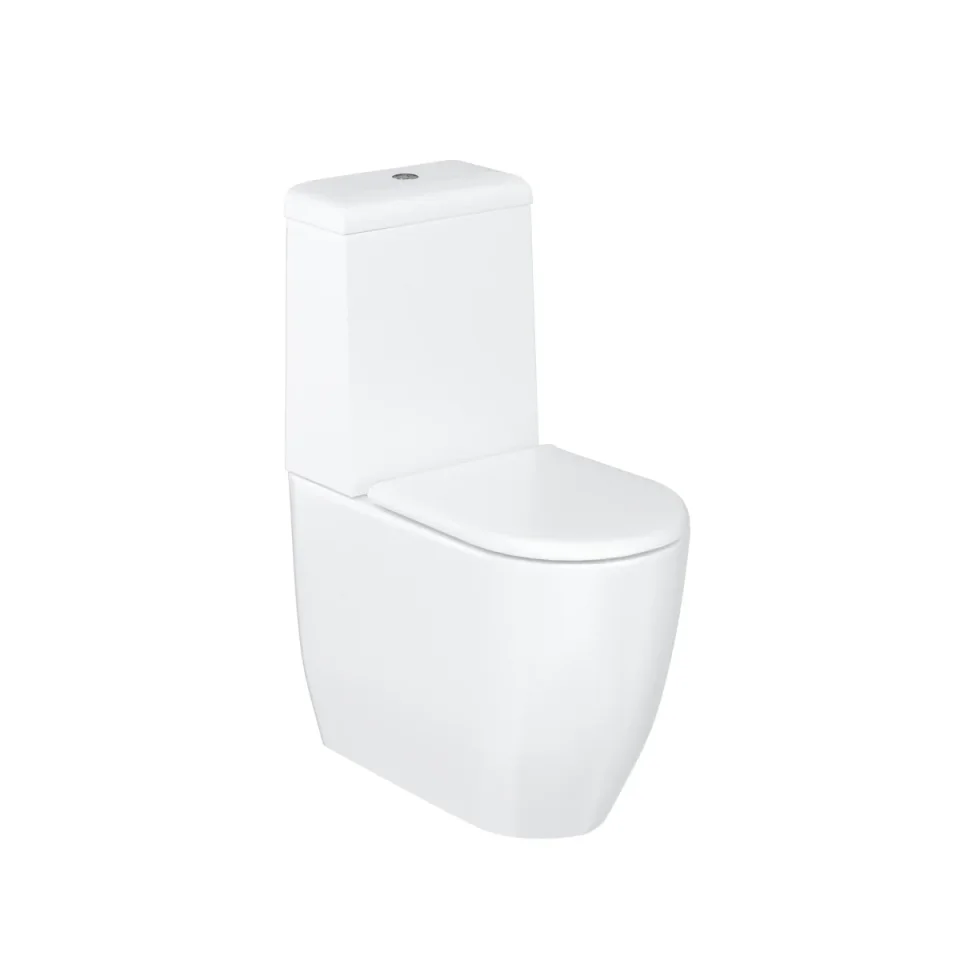 Britton Milan Cistern With Lid With Fixings Gloss White product image - Image 1